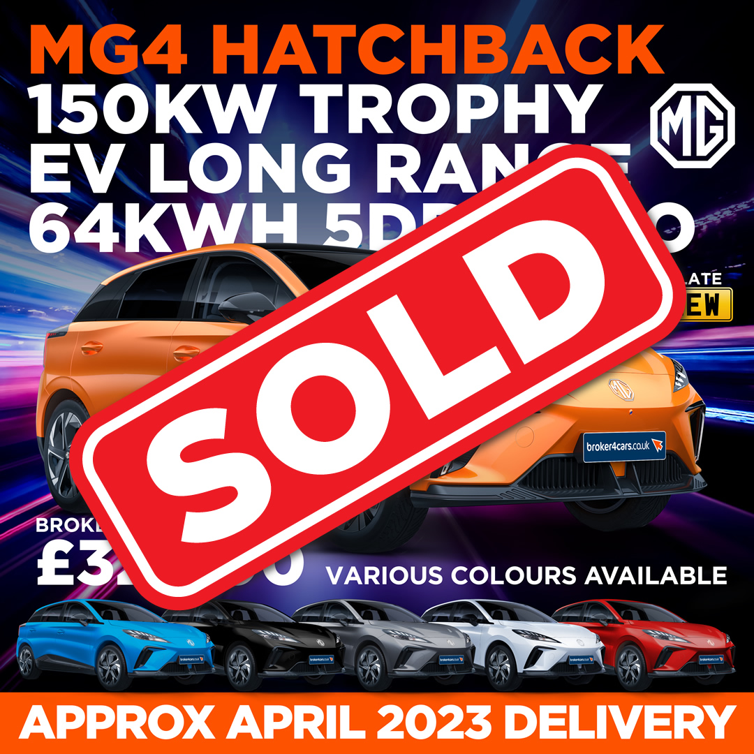 MG4 Hatchback 150kW Trophy EV Long Range 64kW/h 5DR Auto. SOLD